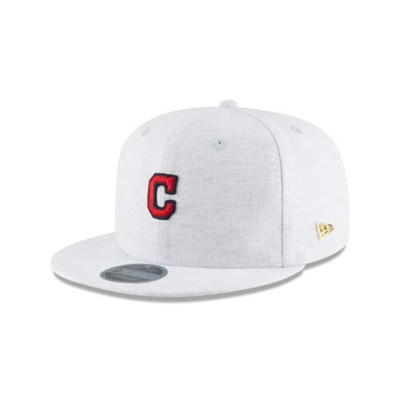 Cleveland Indians Gorra | New Era MLB Micro Stitch 9fifty Snapback Cap Mexico - Grises